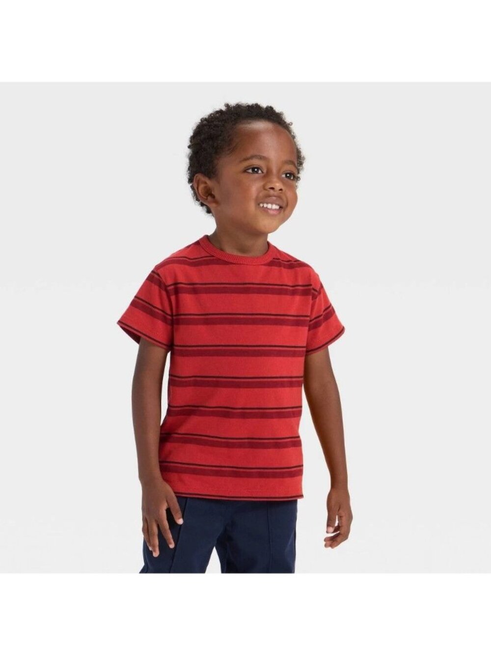 NWT Toddler Boys' Short Sleeve Relaxed T-Shirt - Cat & Jack Red 3T